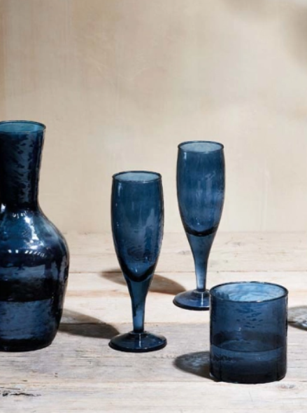 Yala Indigo Champagne Glass