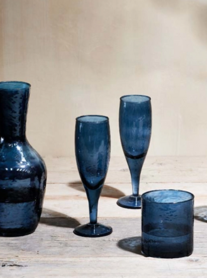 Yala Indigo Champagne Glass