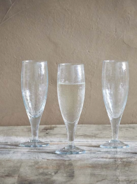 Yala Clear Champagne Glass