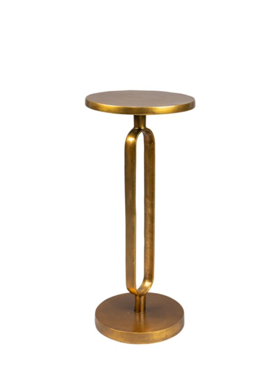 Sandook Side Table Antique Brass