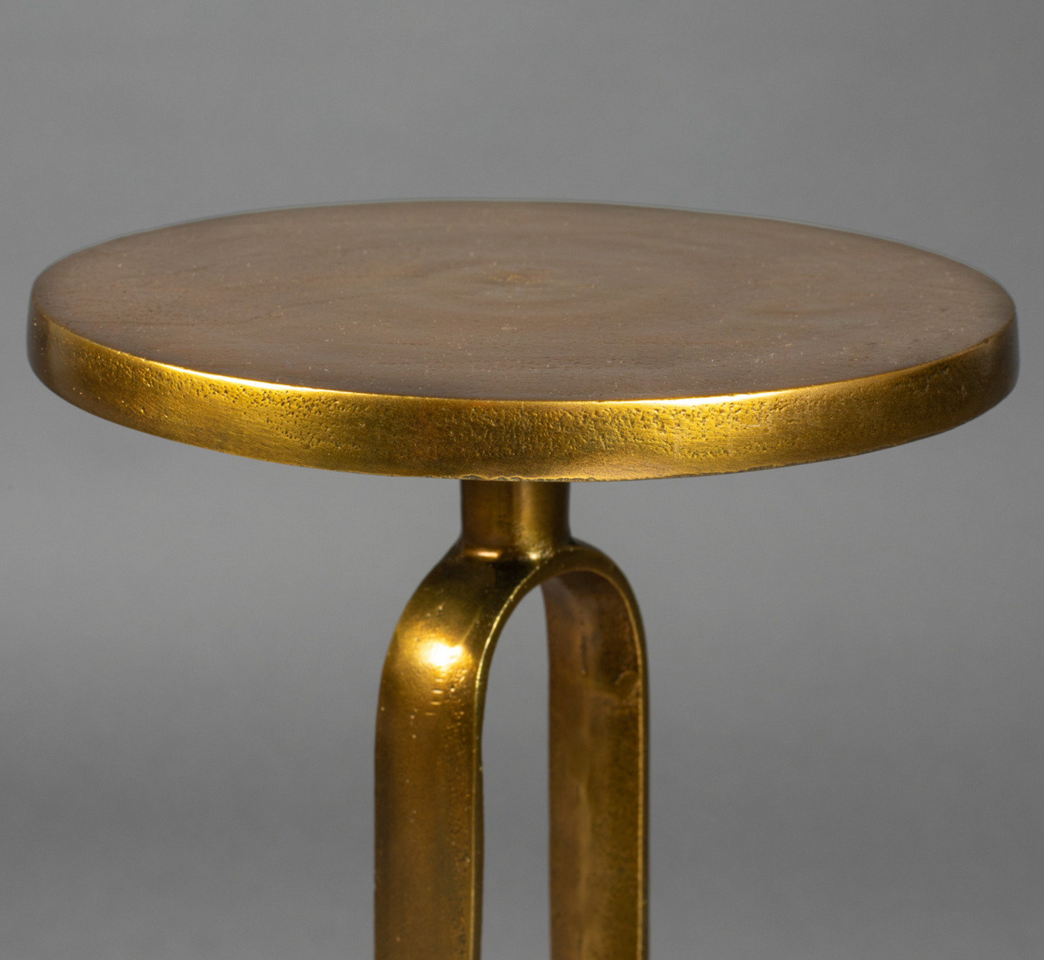 Sandook Side Table Antique Brass