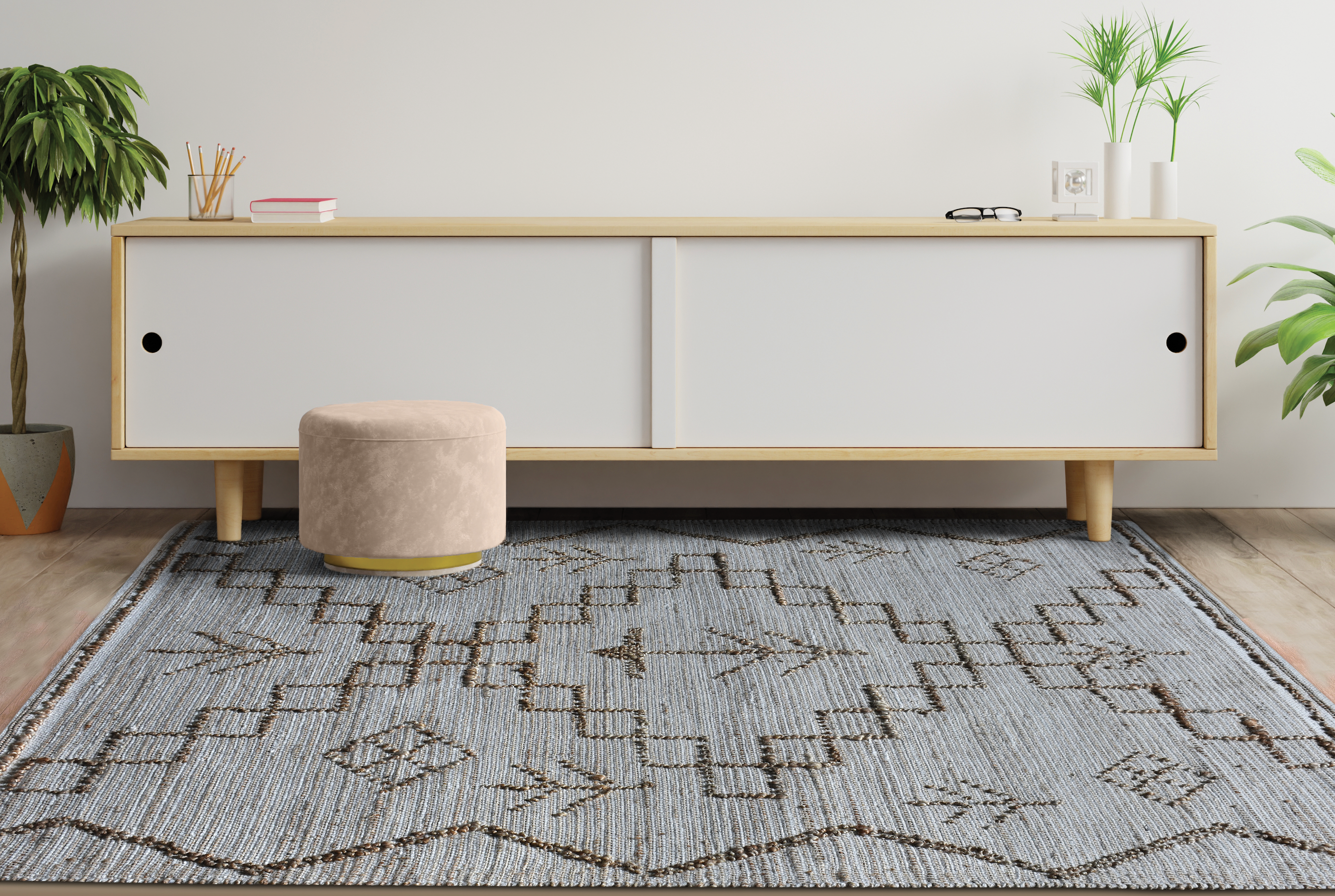 Altona Natural/Multi Rug - 120 x 180