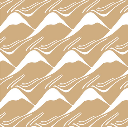 Mountains Desert Sand Fitted Crib Sheet 70x140cm