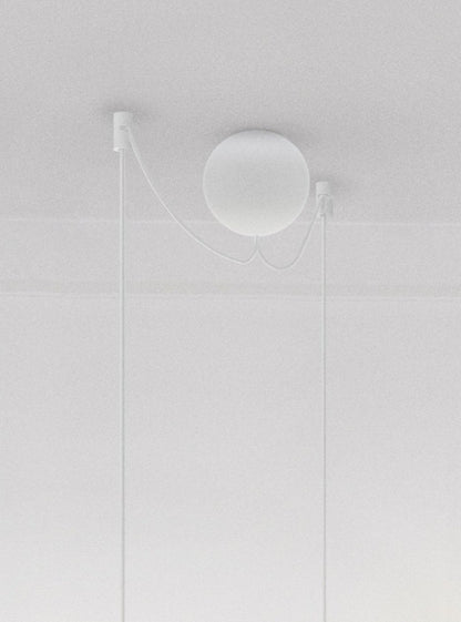 White Cannonball 2 Light Fitting