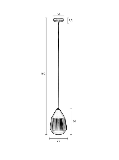 Aysa Tall Pendant Light - 2 Colour Options