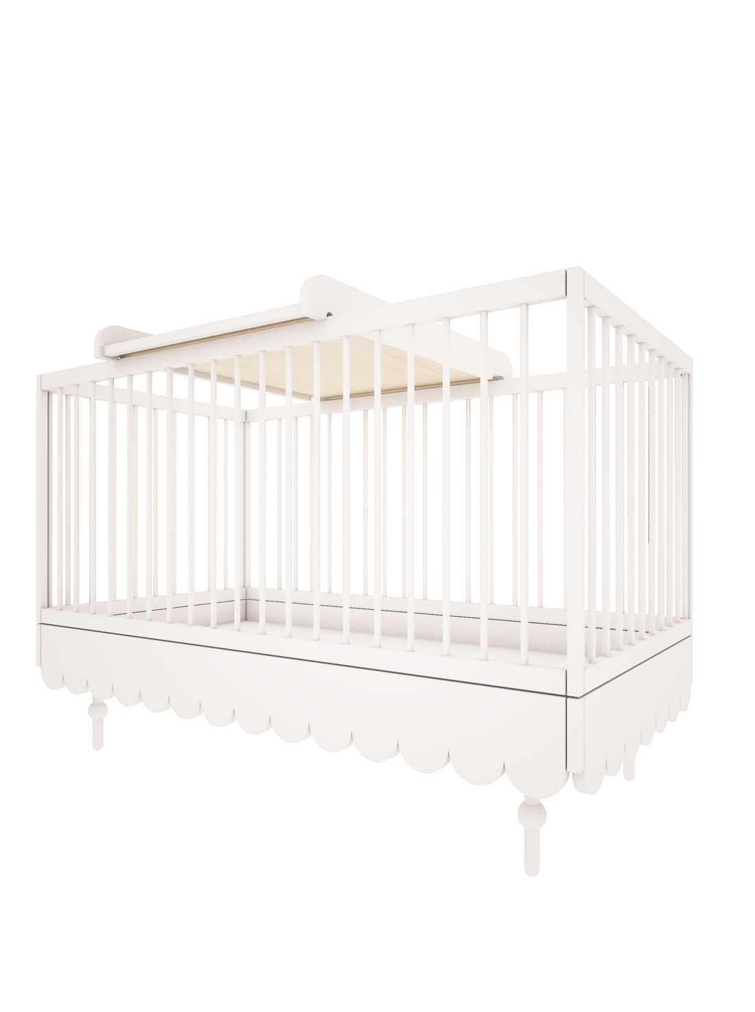 Baby Changing Unit for Babushka Collection in White