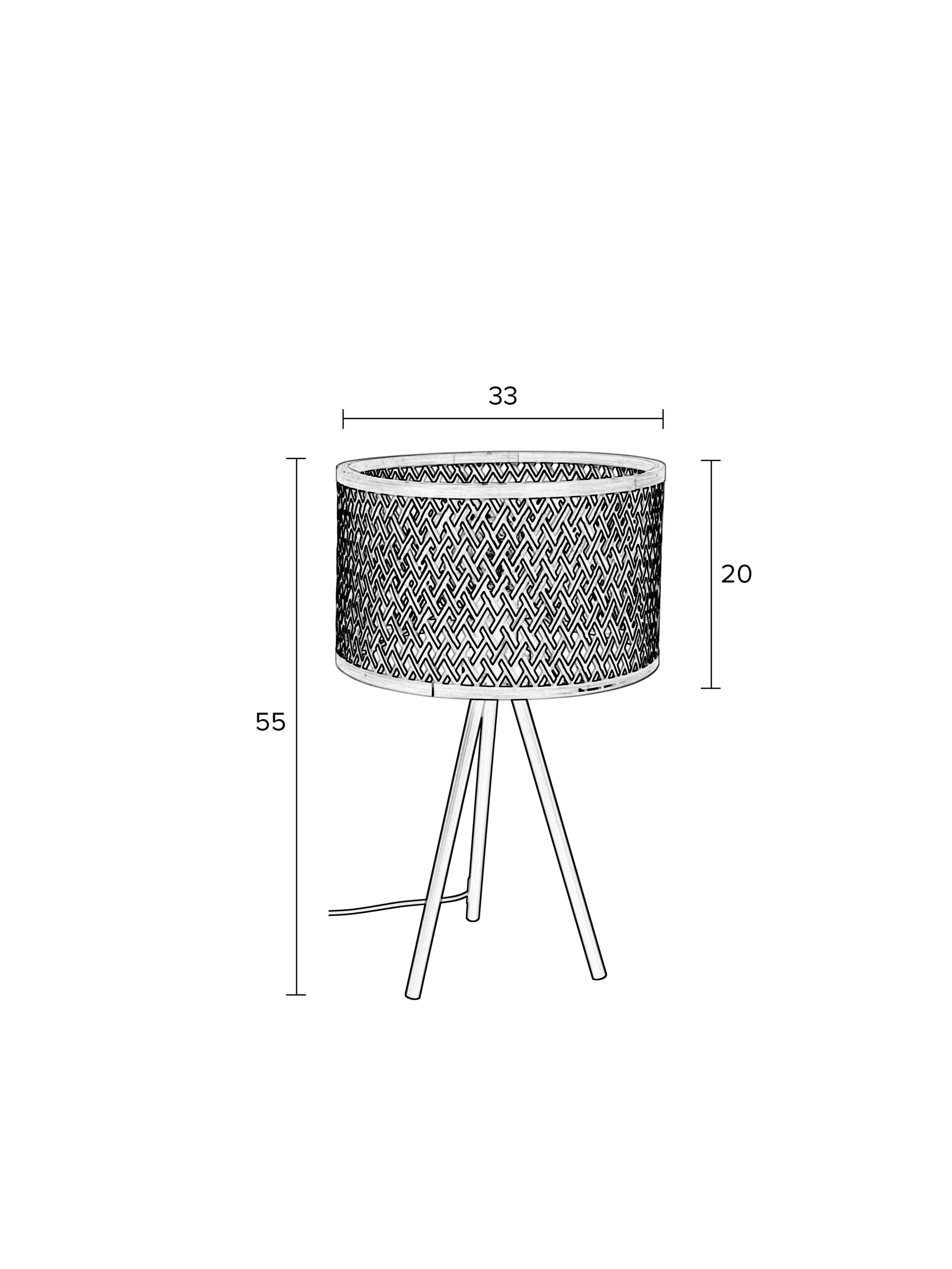 Isla Bamboo Table Lamp