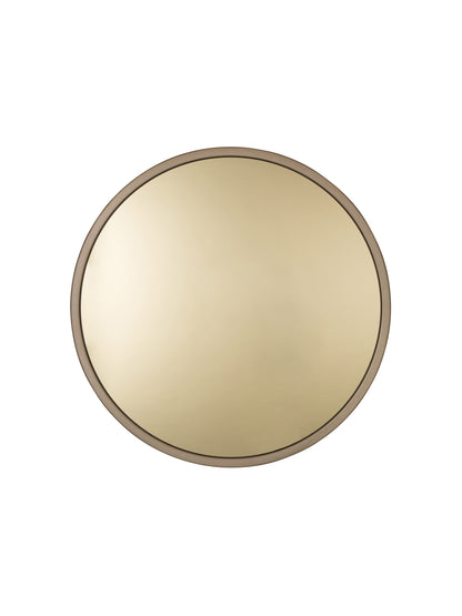 Bandit Gold Round Wall Mirror