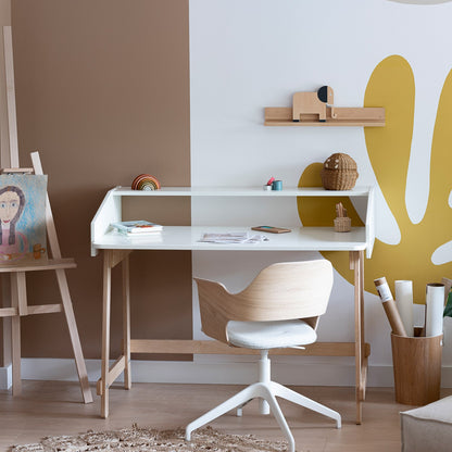 Classic Scandi Desk - White