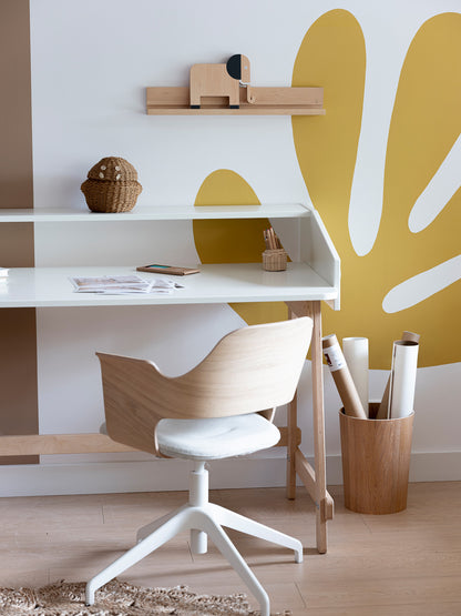 Classic Scandi Desk - White