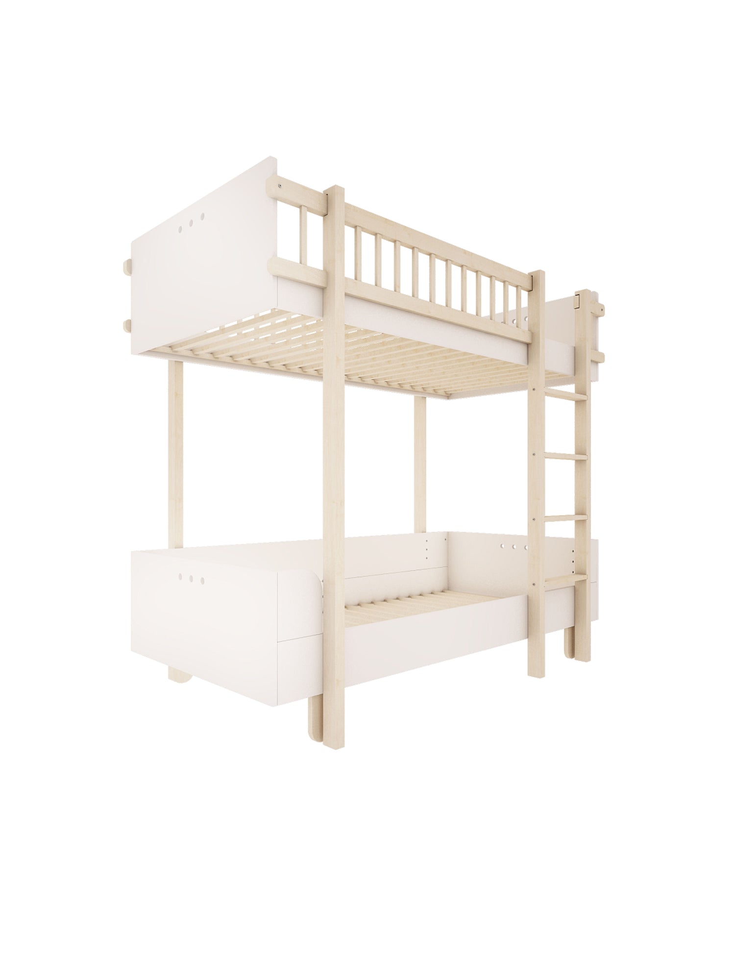 Classic Scandi Bunk Bed - White