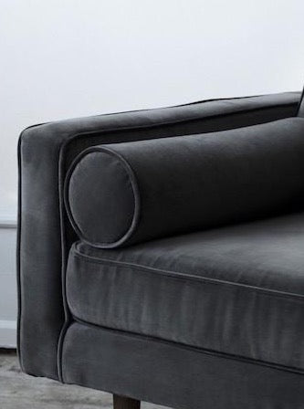 Broste Velvet Wind Sofa in Magnet