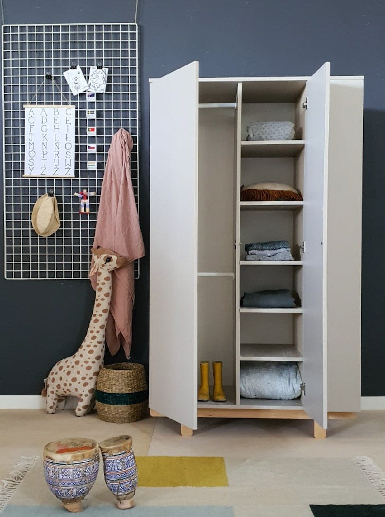 Handmade Classic Scandi Wardrobe - Cashmere