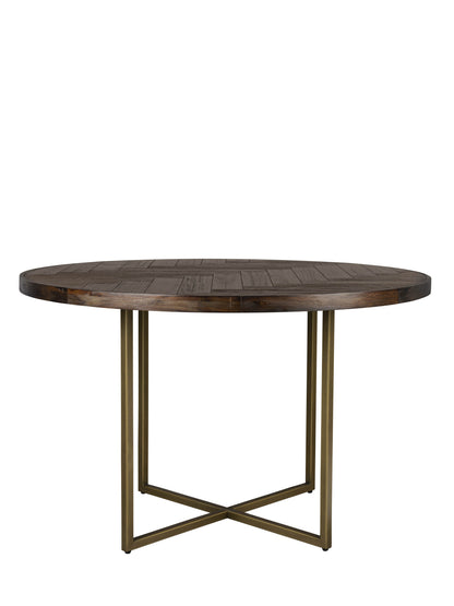 Class Round Wooden Dining Table - Colour Options Available