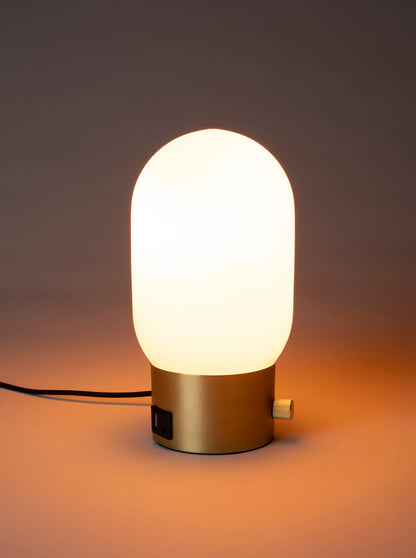 Urban Charger Table Lamp in Gold