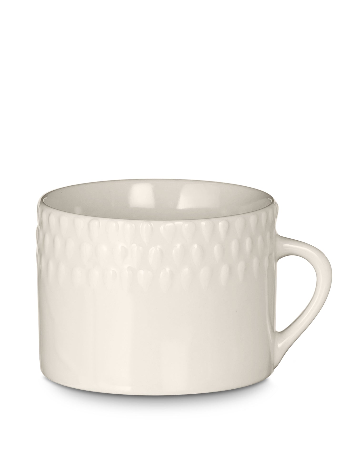 Ela Cream Ceramic Mug - Large