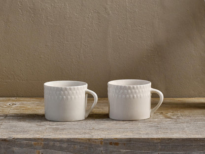 Ela Cream Ceramic Mug - Small