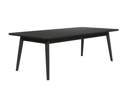 Halifax Wooden Herringbone Coffee Table - Black