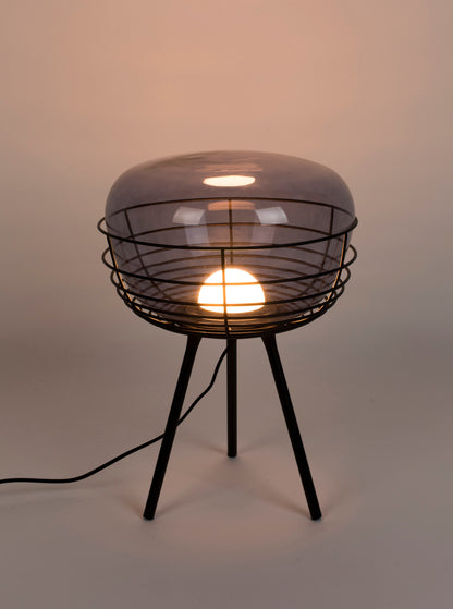 Smokey Table Lamp