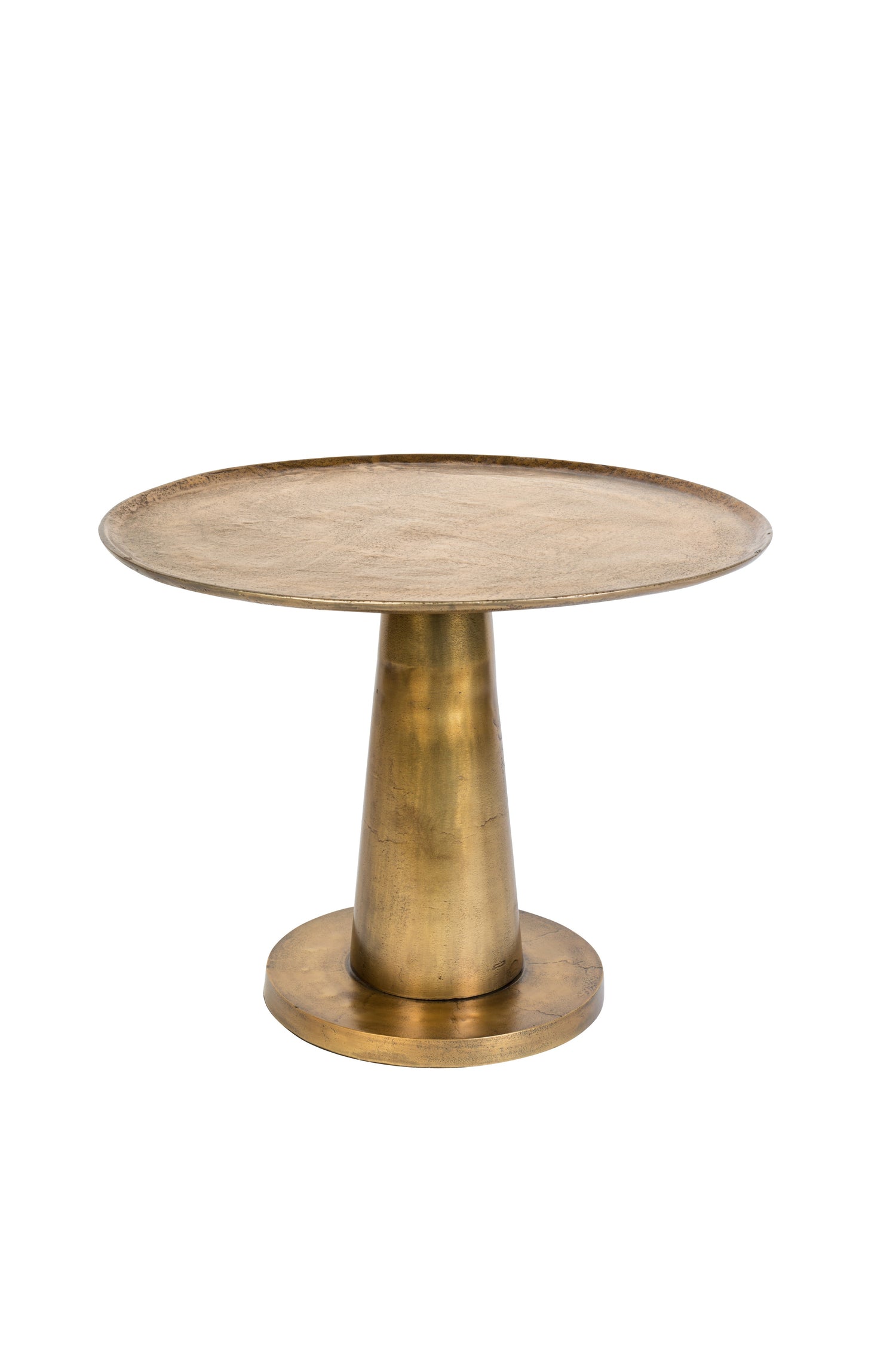 Brute Side Table in Brass