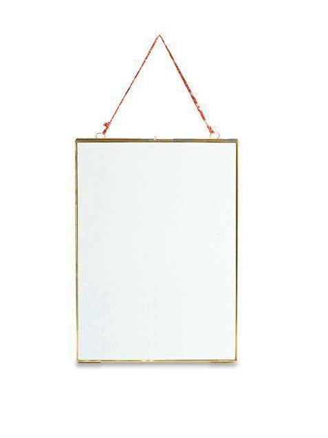 XL Antique Brass Kiko Frame Portrait 36 X 29 CM