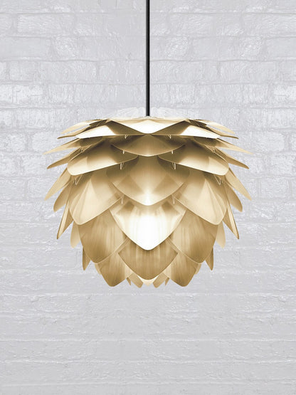 Medium Brushed Brass Silvia Shade