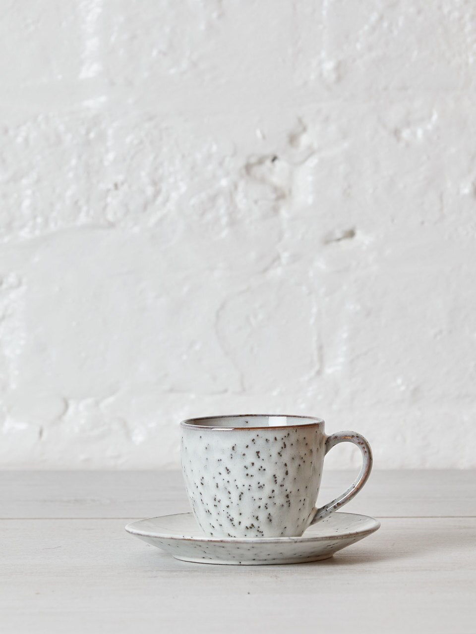 Nordic Sand Stoneware Cup and Saucer