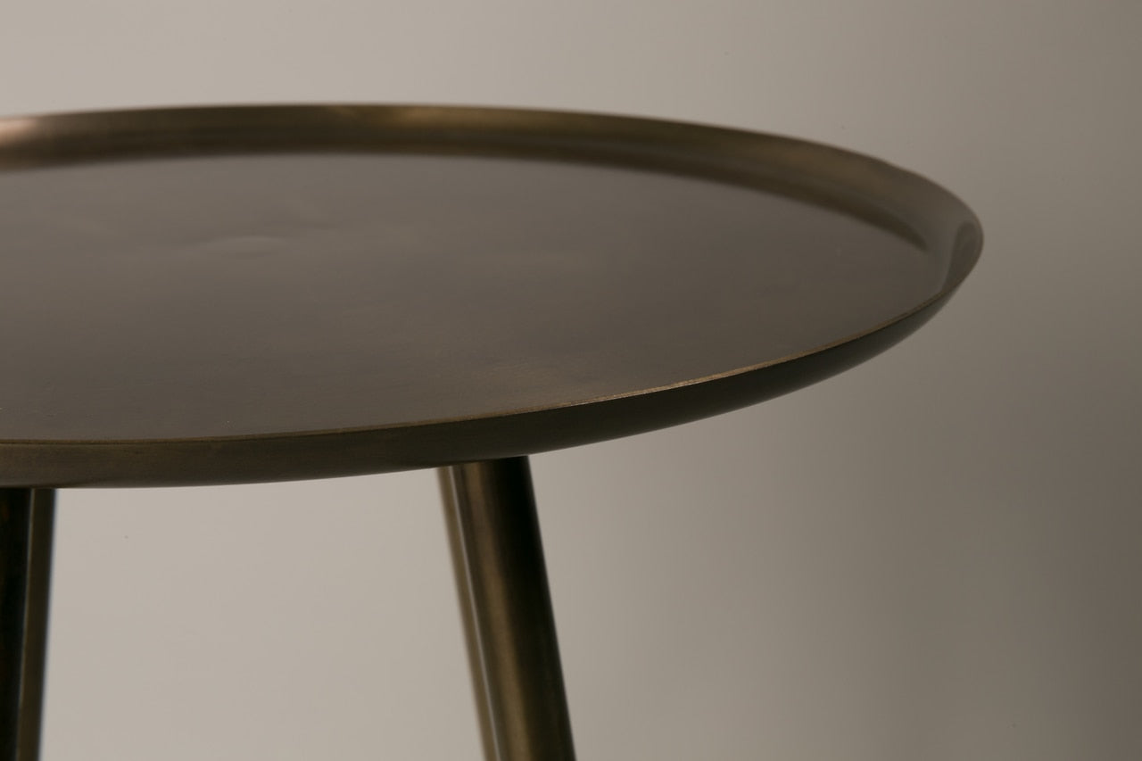 Antique Brass Side Table Eliot Brass