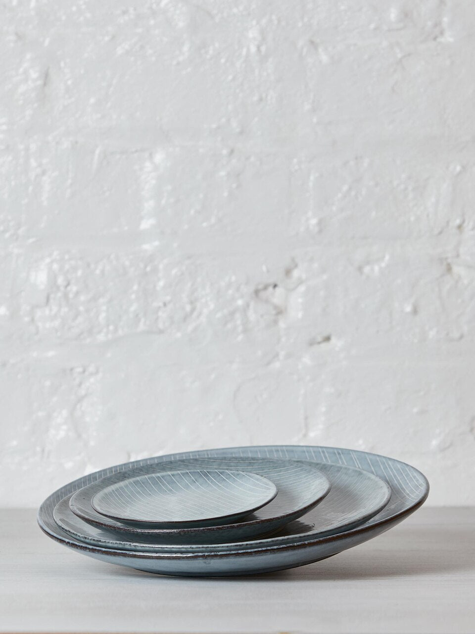 Nordic Sea Stoneware Dinner Plate