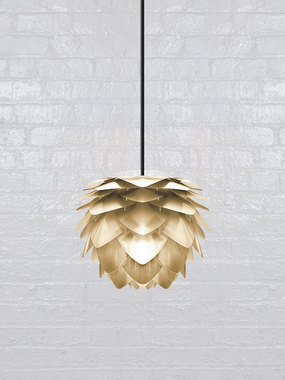 Brushed Brass Mini Silvia Shade