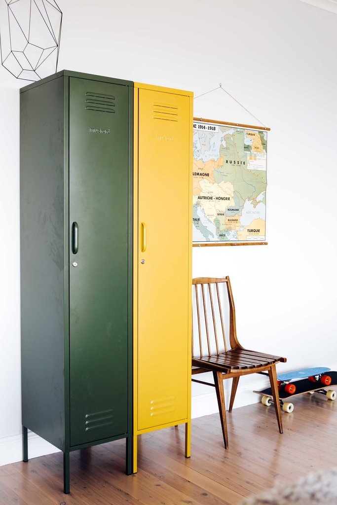 The Skinny Mustard Made Locker in Olive