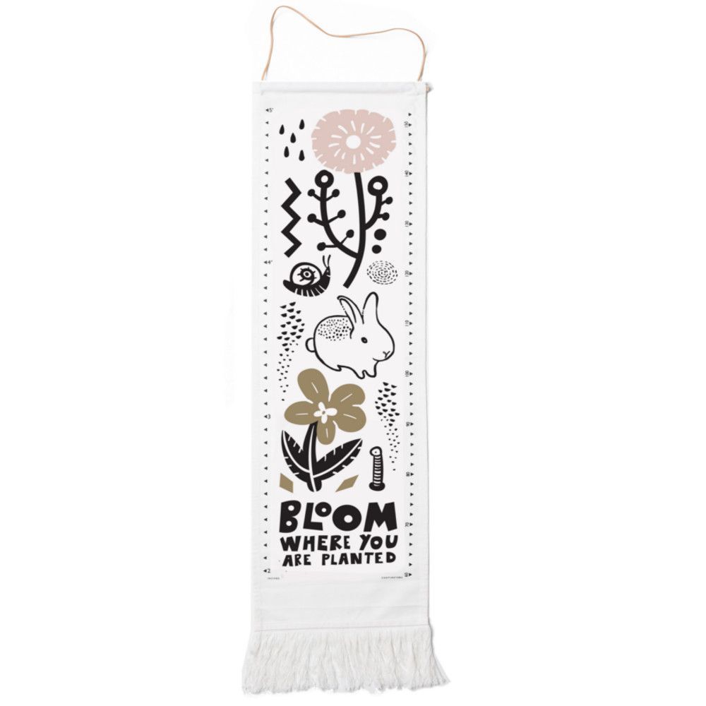 Bloom Organic Cotton Canvas Height Chart