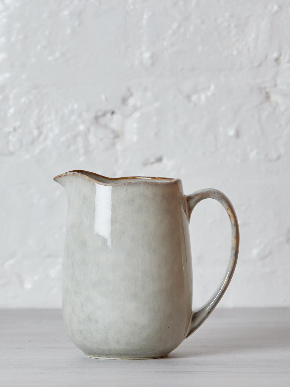 Nordic Sand Large Stoneware Milk Jug