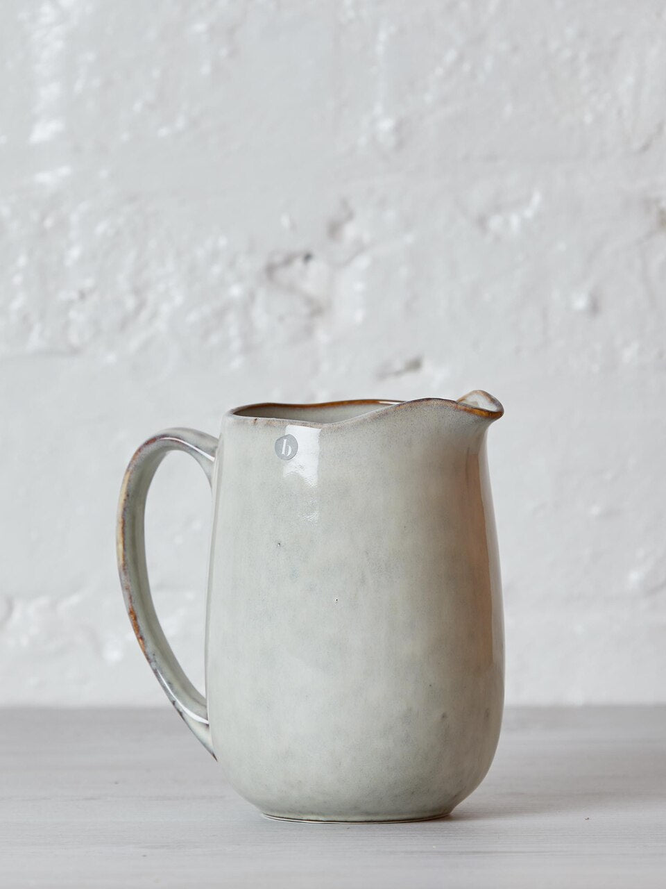 Nordic Sand Large Stoneware Milk Jug