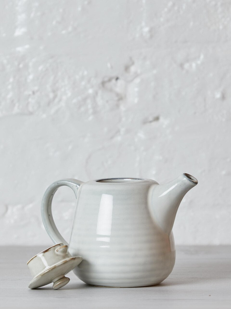 Nordic Sand Stoneware Teapot for One