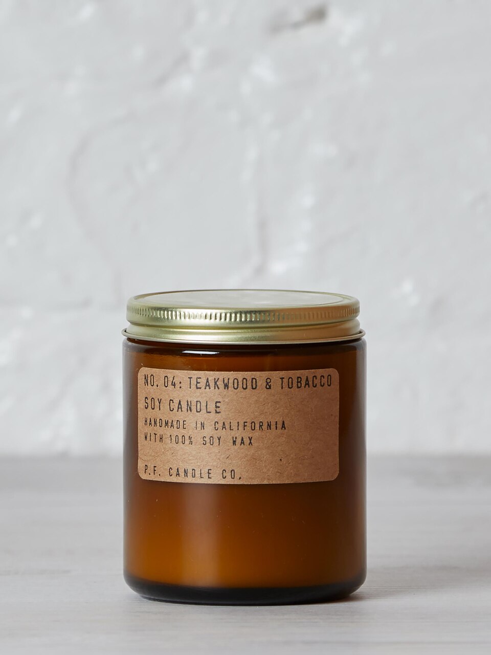 Teakwood &amp; Tobacco Scented 7.2 Oz Soy Candle