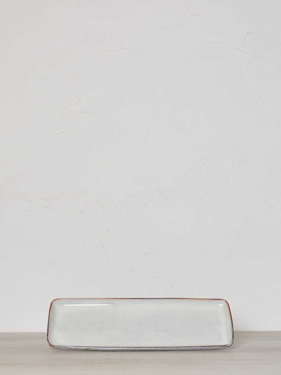 Nordic Sand Stoneware Square Serving Platter