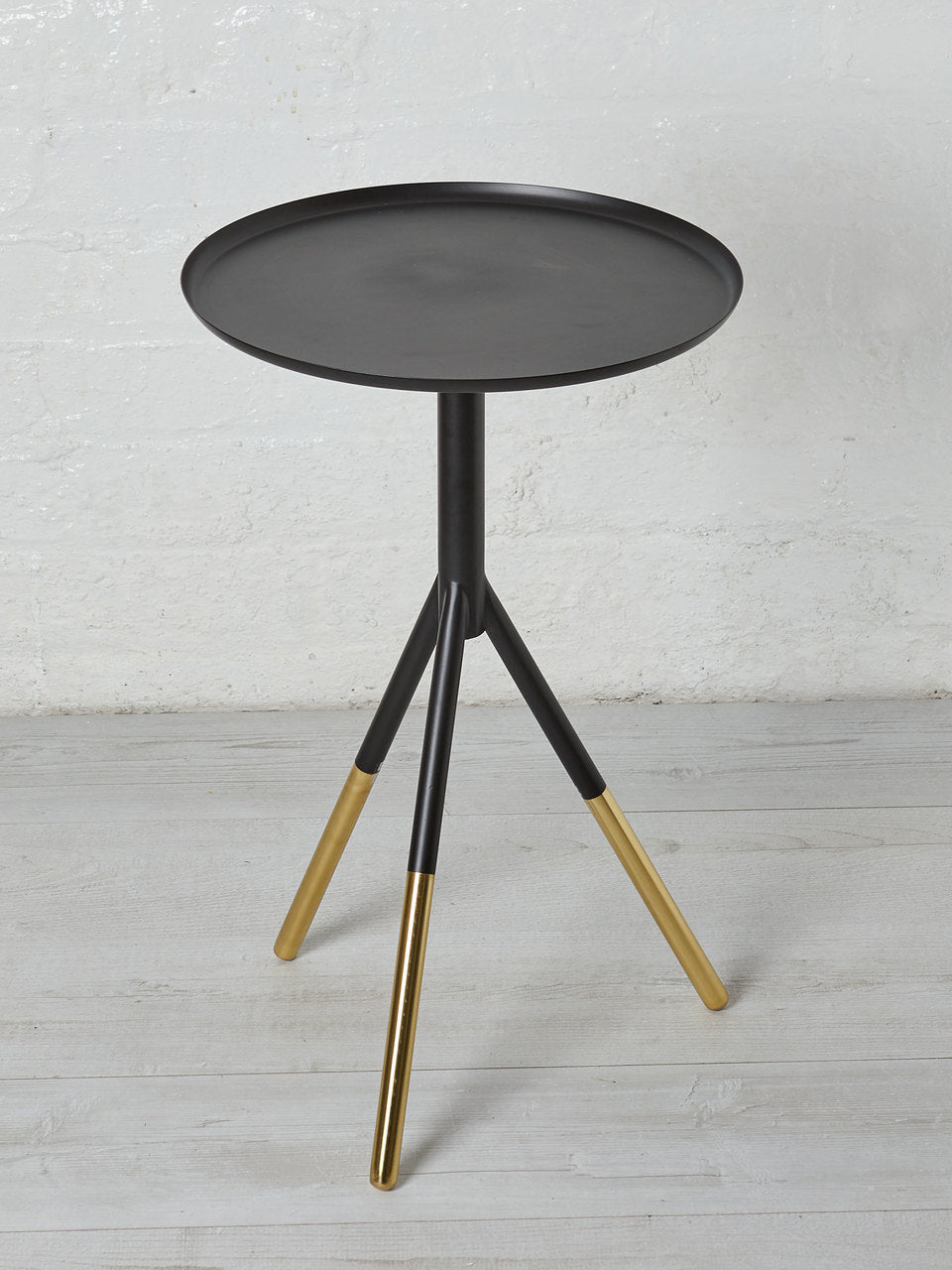 Elia Brass and Black Side Table