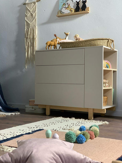 Handmade Classic Scandi Chest of Drawers - Cashmere