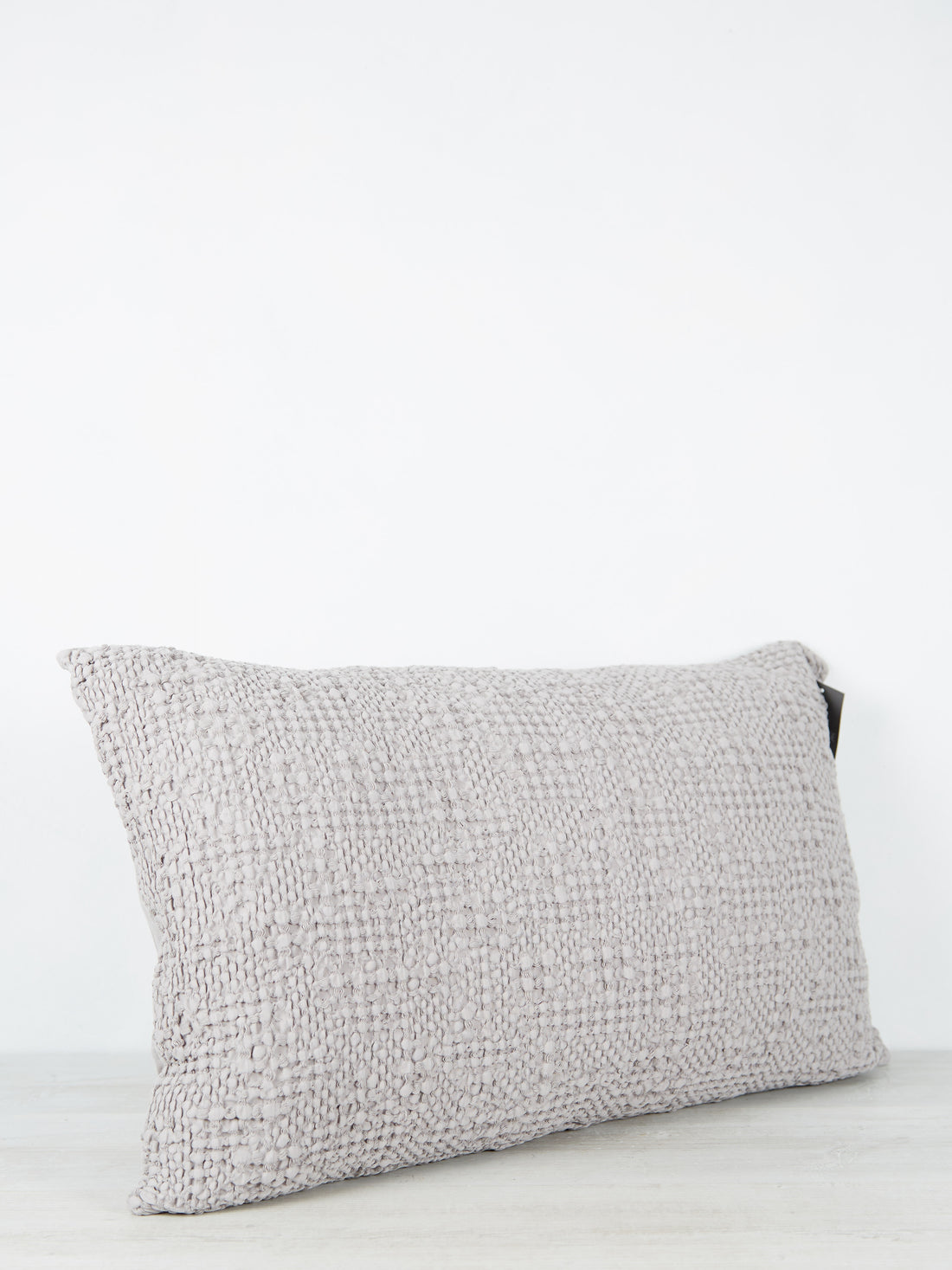 Tana Stonewashed Bed Cushion Orage Light Grey