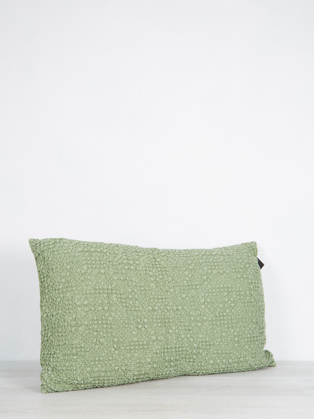 Tana Stonewashed Bed Cushion Almond Green