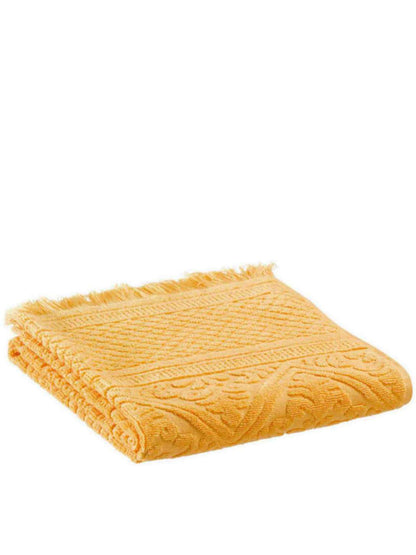 Embossed Jacquard Towel in Mimosa - 4 Sizes Available