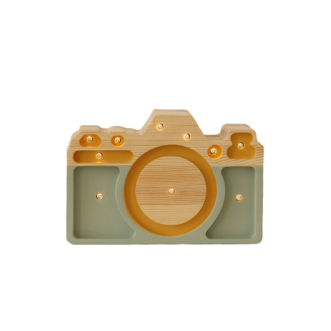 Little Lights Small Camera Lamp - Khaki &amp; Mustard