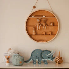 Little Lights Triceratops Lamp - Jurassic Blue