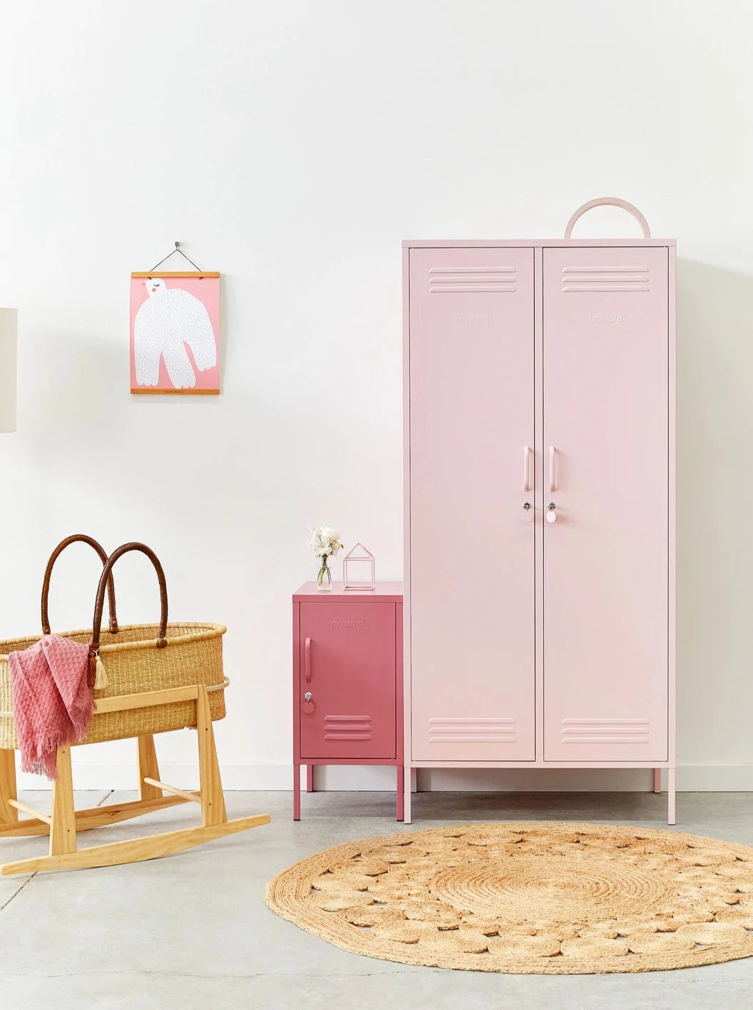 The Twinny Mustard Made Locker in Blush