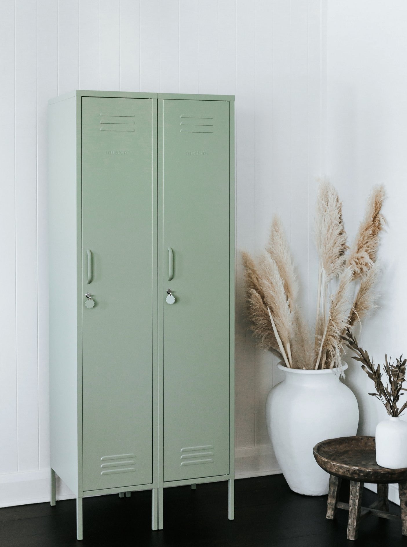 The Skinny Mustard Made Locker in Sage