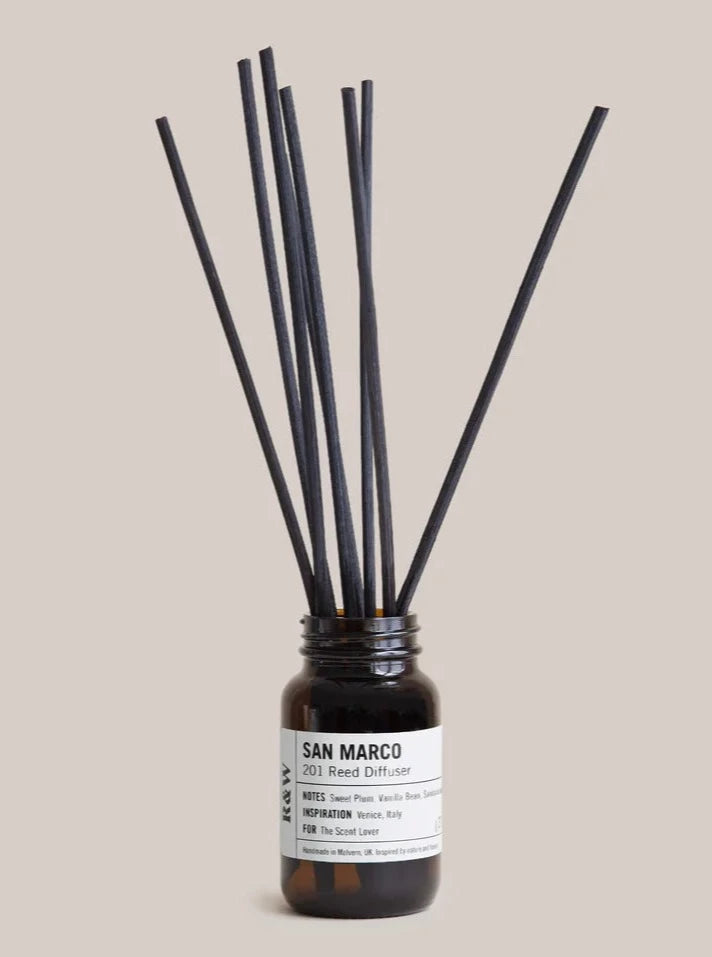 Reed Diffuser San Marco / Sweet Plum, Vanilla Bean, Sandalwood