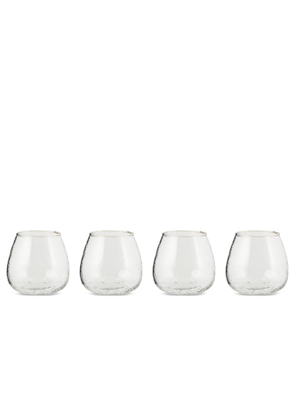 Sarda Stemless Hand Blown Wine Glass