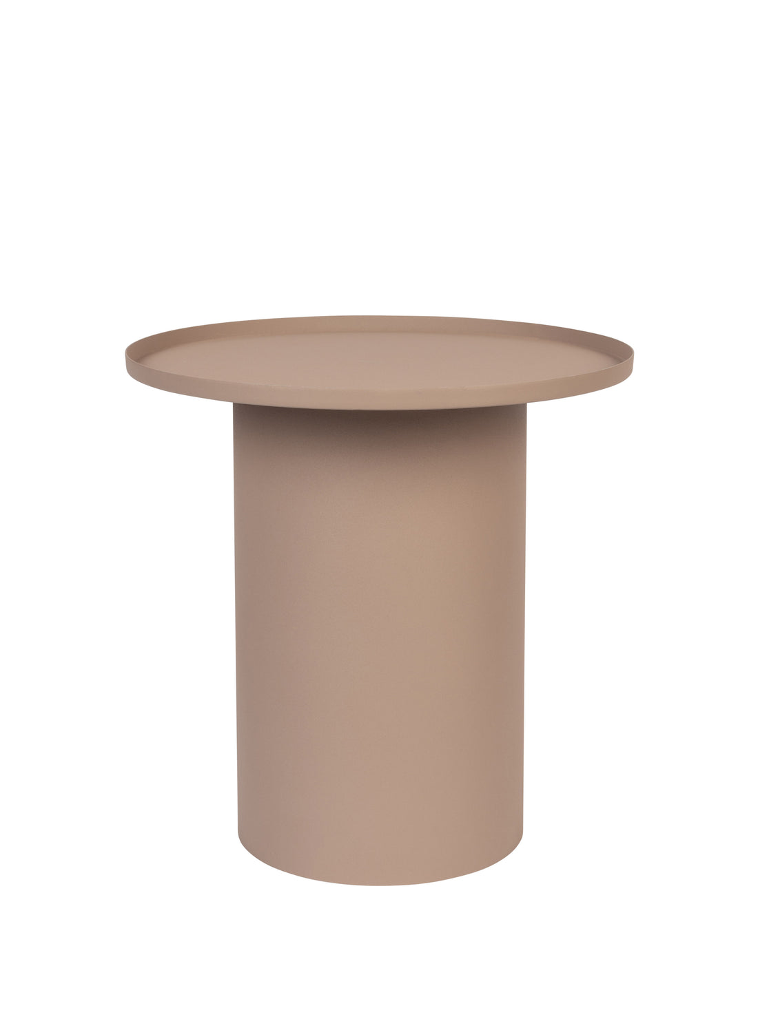 Sverre Round Side Table - Rose Pink