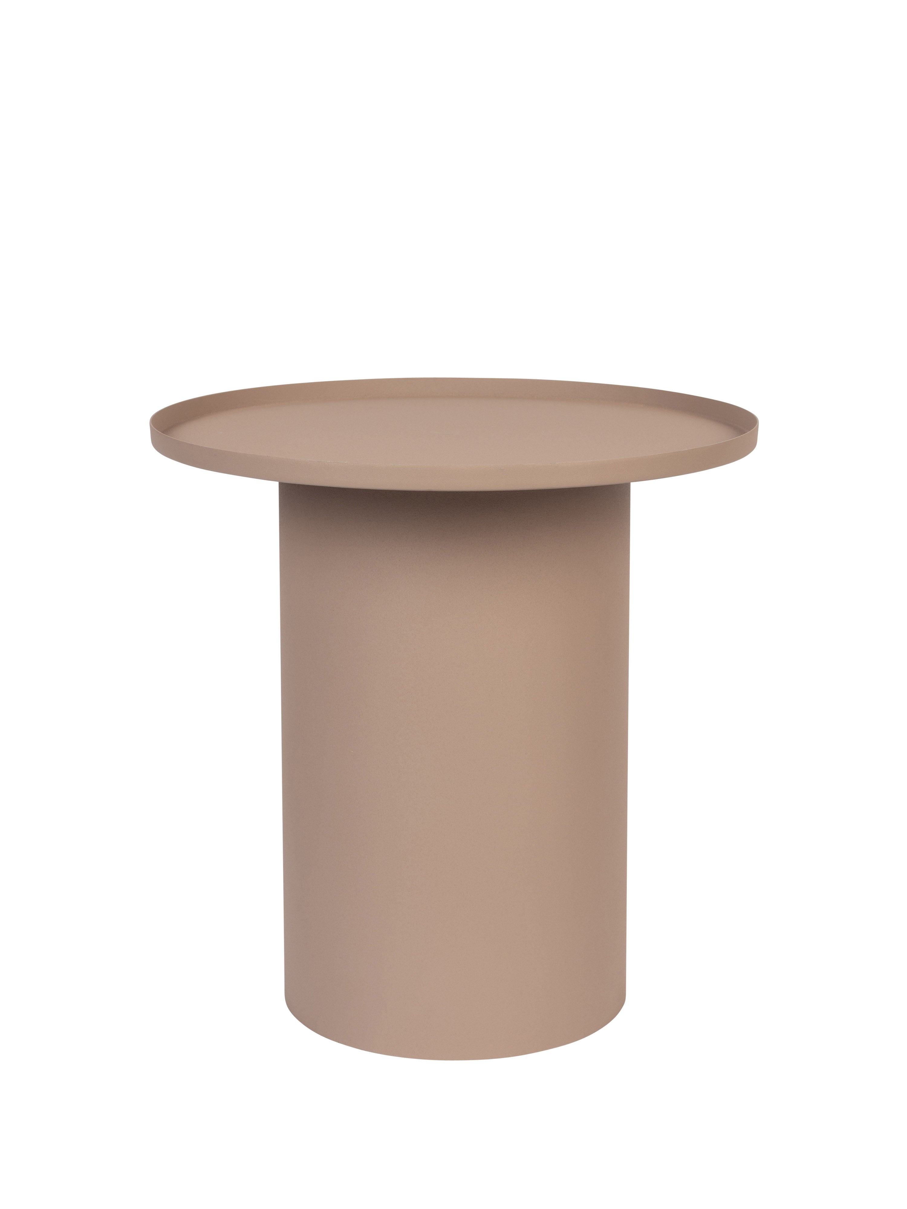 Sverre Round Side Table - Rose Pink